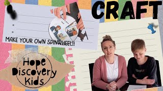 Peter Heals a Begger Spinwheel | Kids Craft