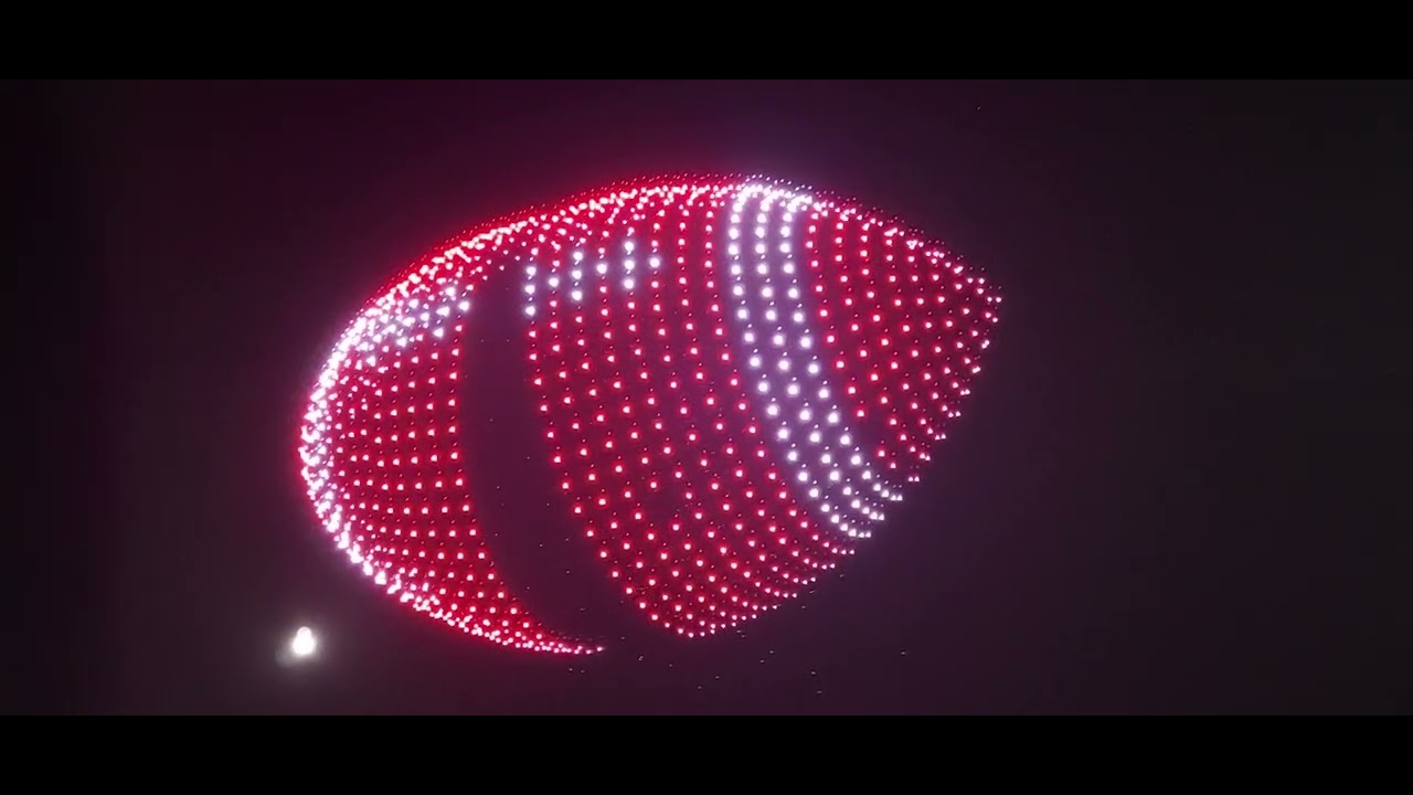 COMPLETE DRONE SHOW (Super Bowl LV, San Jose)