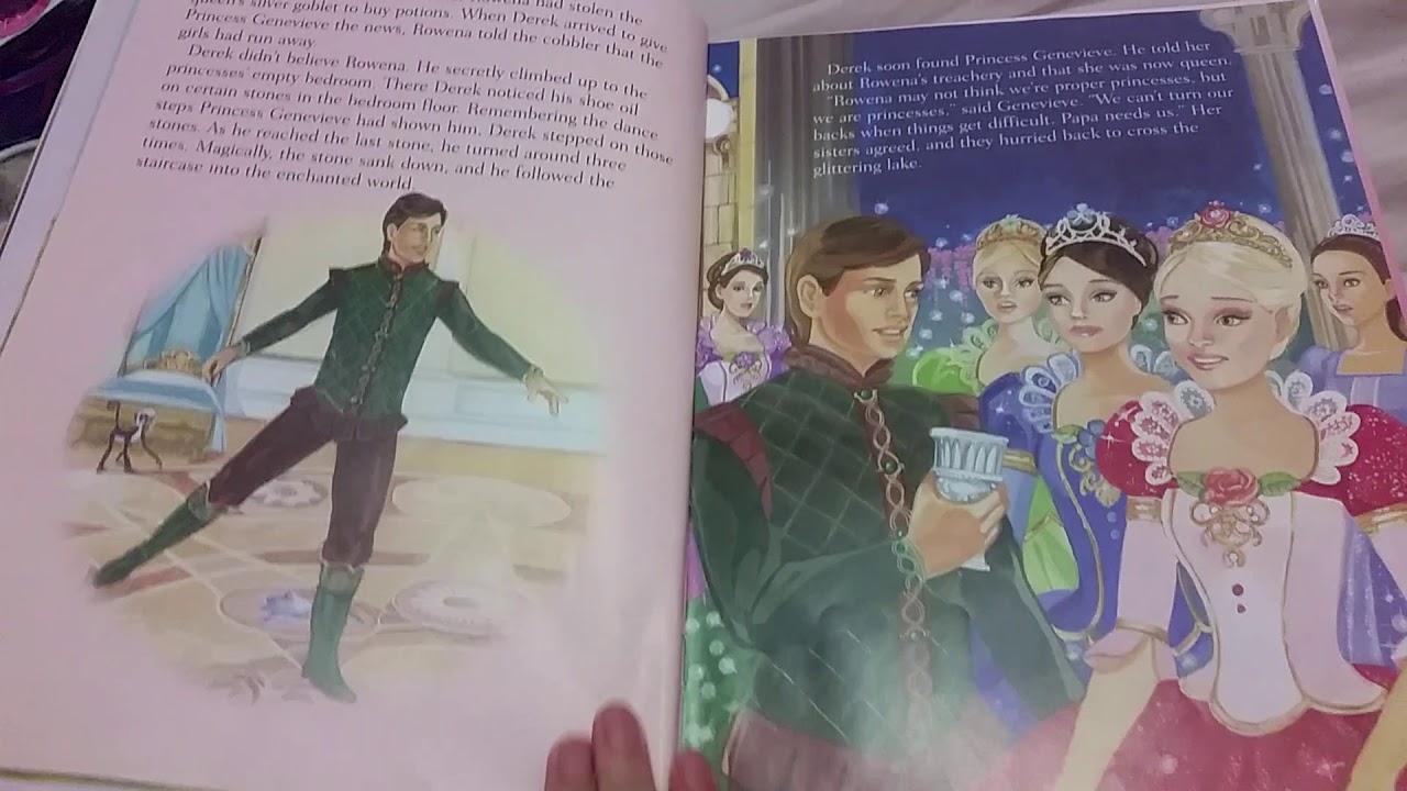 barbie in the 12 dancing princesses book