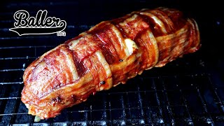 Jalapeno Popper Smoked Fatty On A Pit Boss Pellet Grill | Baller BBQ