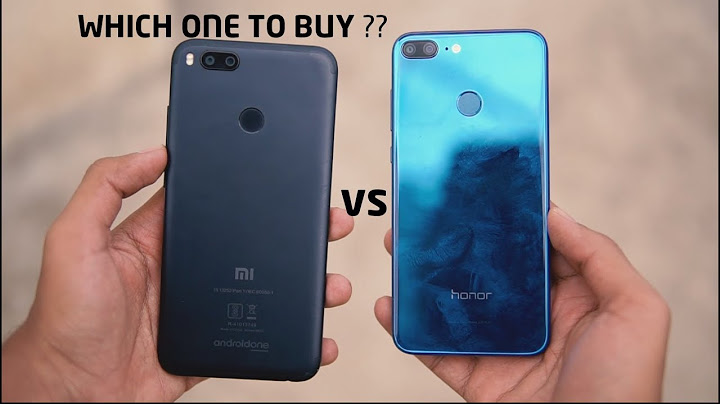 So sánh xiaomi mi a1 với hornor 9 lite