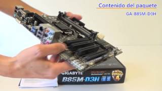 Video Presentacion De La Placa Base Gigabyte Ga B85m D3h Youtube