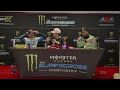 Monster Energy Supercross: Press Conference Round 3- Anaheim 2 - Jan 25, 2025