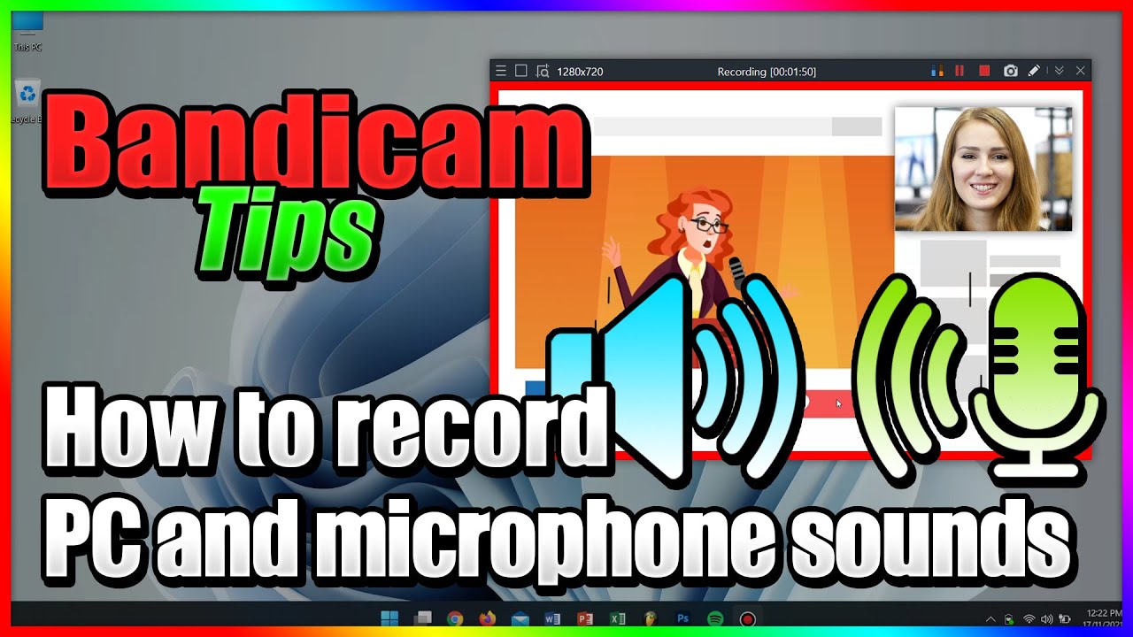 Comment enregistrer les sons de lordinateur et du microphone   Bandicam Screen Recorder