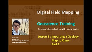 Digital Field Mapping - Lesson 5 - Importing a Geology Map to Clino - Part 2
