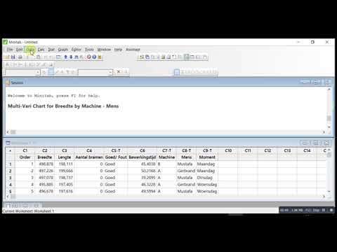 Multi Vari Chart Excel Template