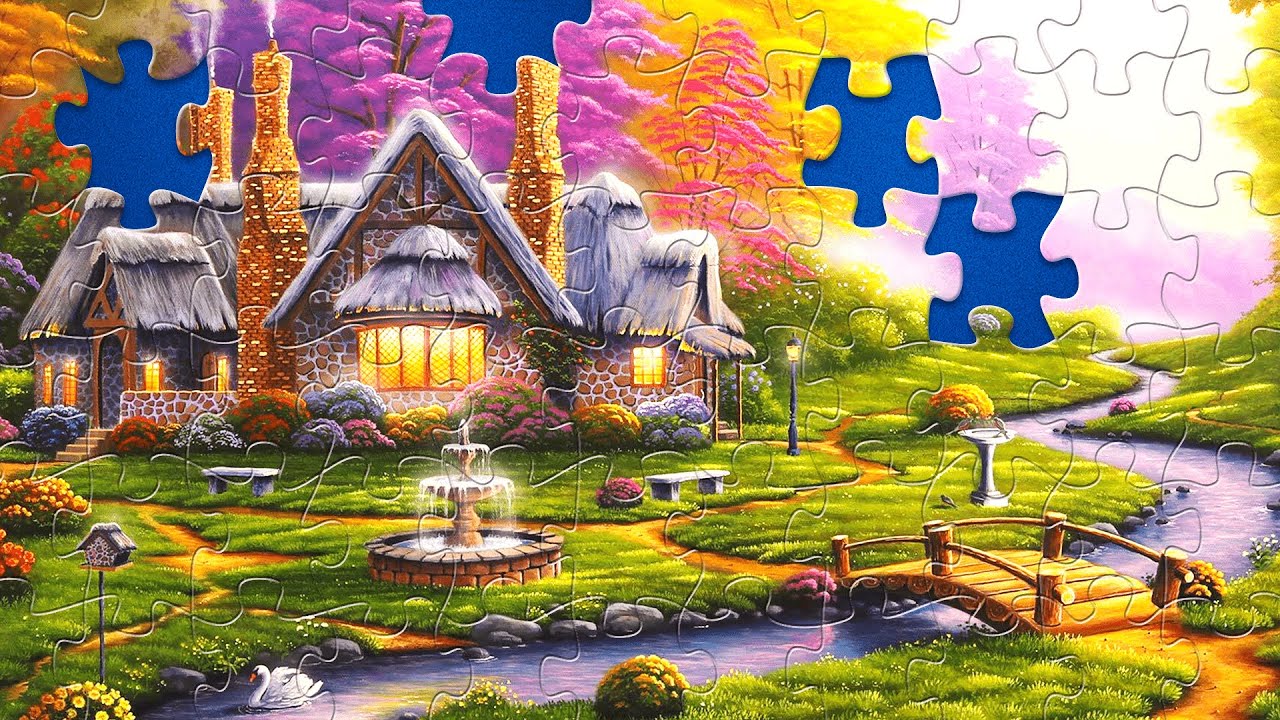Baixar e jogar O quebra-cabeça mágico - Jogo de Jigsaw Puzzle no PC com  MuMu Player