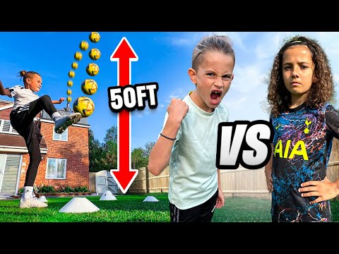ROMAN VS FEMALE MESSI - EXTREME SKILLS BATTLE 👀