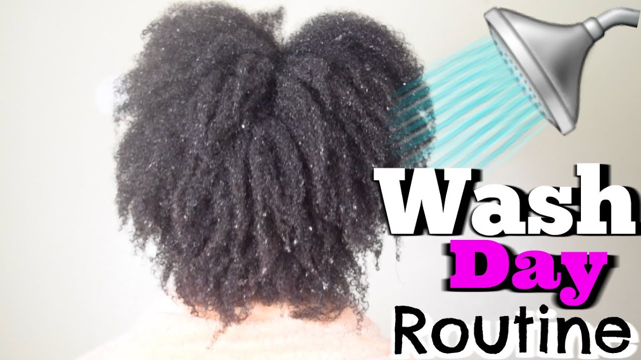 Natural Hair| Wash Day Routine - YouTube