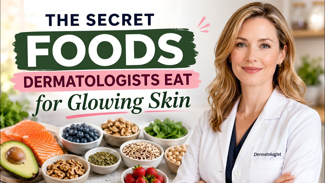 The Secret Foods Dermatologists Eat for Glowing Skin - YouTube