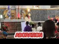 Adoration in a Catholic Church 