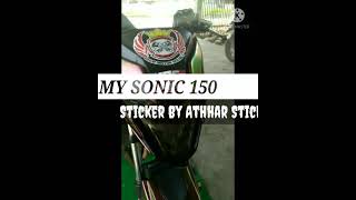 Modifikasi Sticker Sonic 150 Bunglon