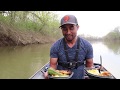 Gran pesca y cocina en río