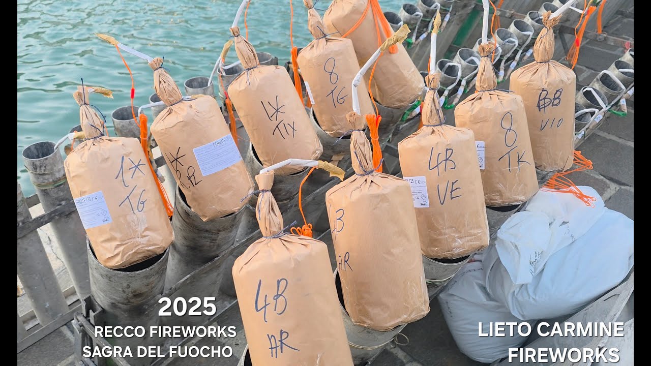 LIETO PIROTECNICA - RECCO FIREWORKS 2025 SAGRA DEL FUOCO