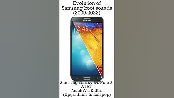 Samsung startup sounds evolution (2009-2015) #shorts