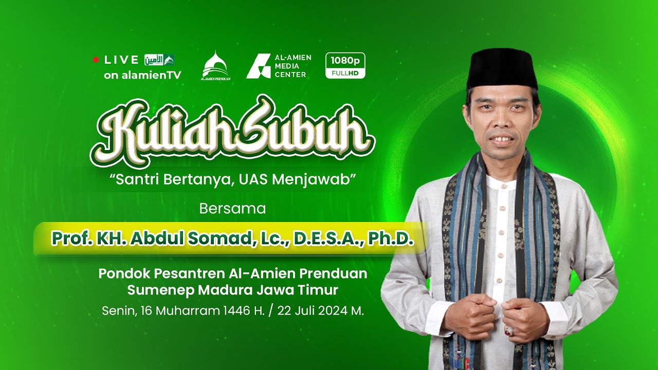 [LIVE] KULIAH SUBUH 
