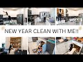 NEW YEAR CLEAN &amp; ORGANIZE WITH ME!! // PART ONE // Jessica Tull cleaning motivation