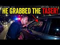 Driver Screams 'I Know The Law' Before Grabbing Officer's Taser Inside Car