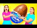 巨大なチョコレートエッグチャレンジの作り方| おいしいキッチンのハック BooGaGa