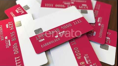 Pile of Credit Cards with Flag of Poland | Motion Graphics - Envato elements