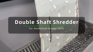 Scrap Aluminium Sheets Shredding Plant | RSD-1400 Shredder Machine