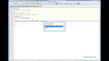 Tutorial 4:  Display data from MySQL database into HTML page using PHP (XAMPP)