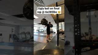 CrossFitter’s ugly bail on final rep 😵‍💫