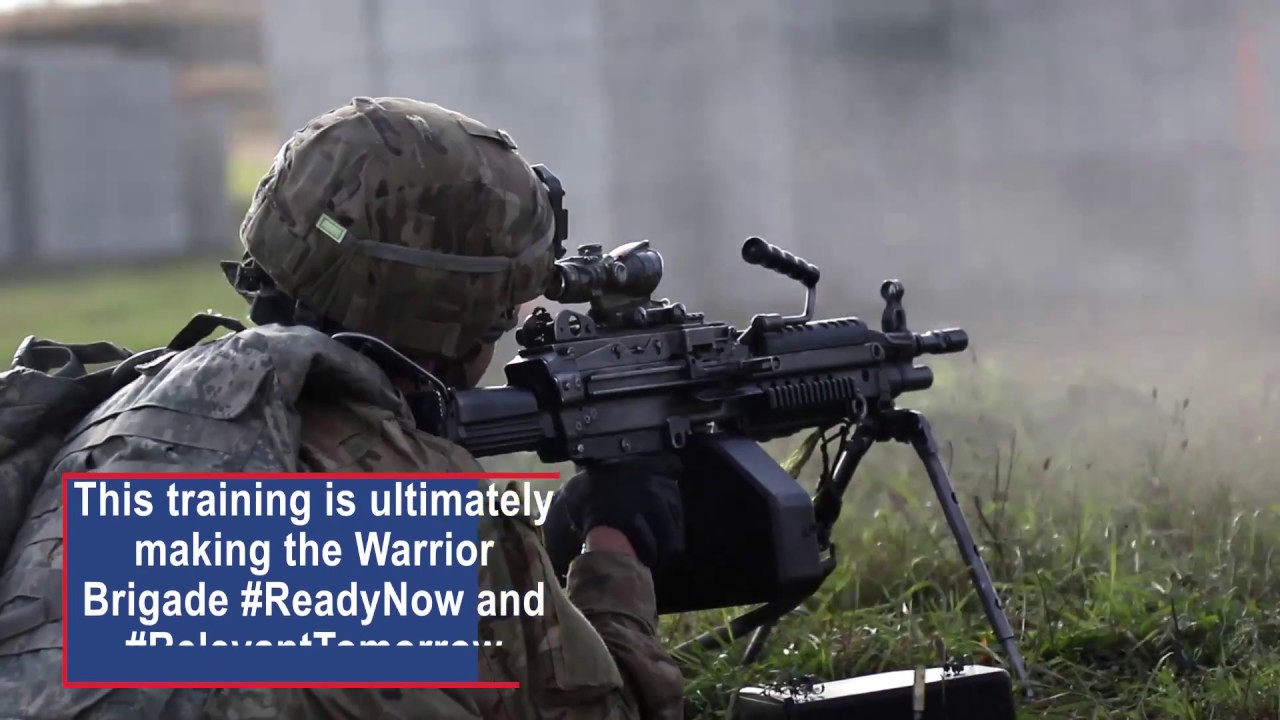 1st BCT Company Live Fire Exercise