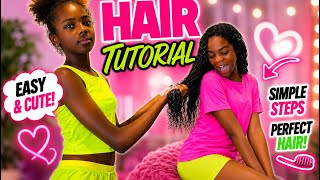 😱 Can She Pull Off This Hairstyle?! | Easy Hair Tutorial 💖