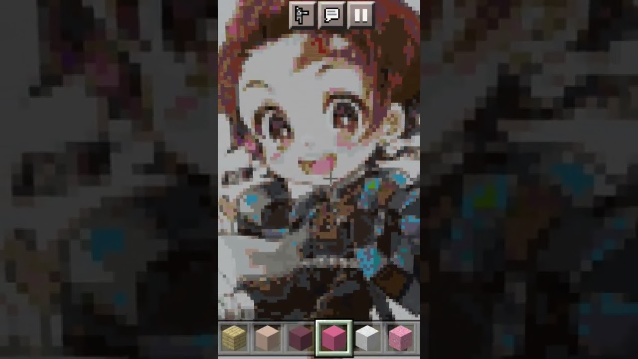 Demon slayer pixel art