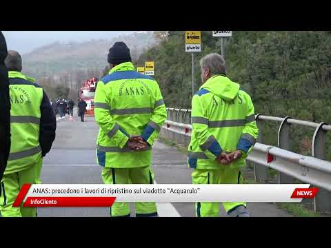 Campania, ANAS: procedono i lavori di ripristino sul viadotto "Acquarulo"