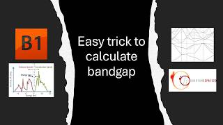 Calculate Band Gap in 2 Minutes Using BURAI Software