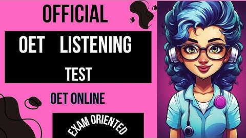 Robert Miller and Jasmine Burtor OET listening sample | Practice official material #oet #oetexam