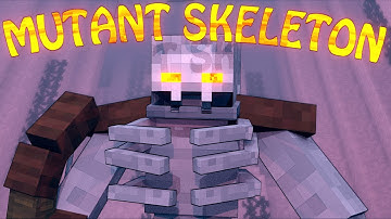 Minecraft: MUTANT SKELETON Mod Showcase! (MOB BATTLE)