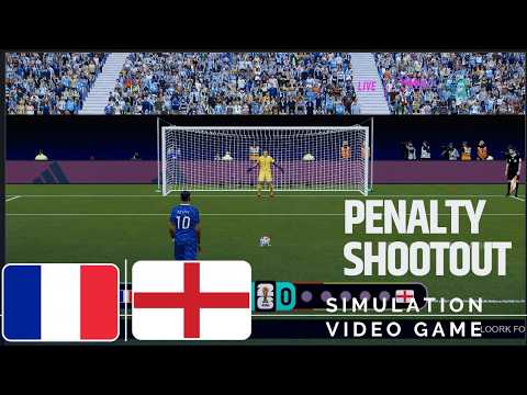 Tirs au but✅ France - Angleterre / Coupe du Monde 2026 🔴🇫🇷🏴󠁧󠁢󠁥󠁮󠁧󠁿⚽ | simulation de jeu vidéo thumbnail