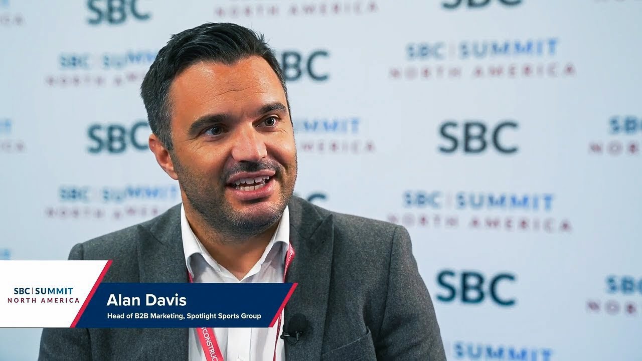 Spotlight Sports Group’s Alan Davis analysing the betting technology