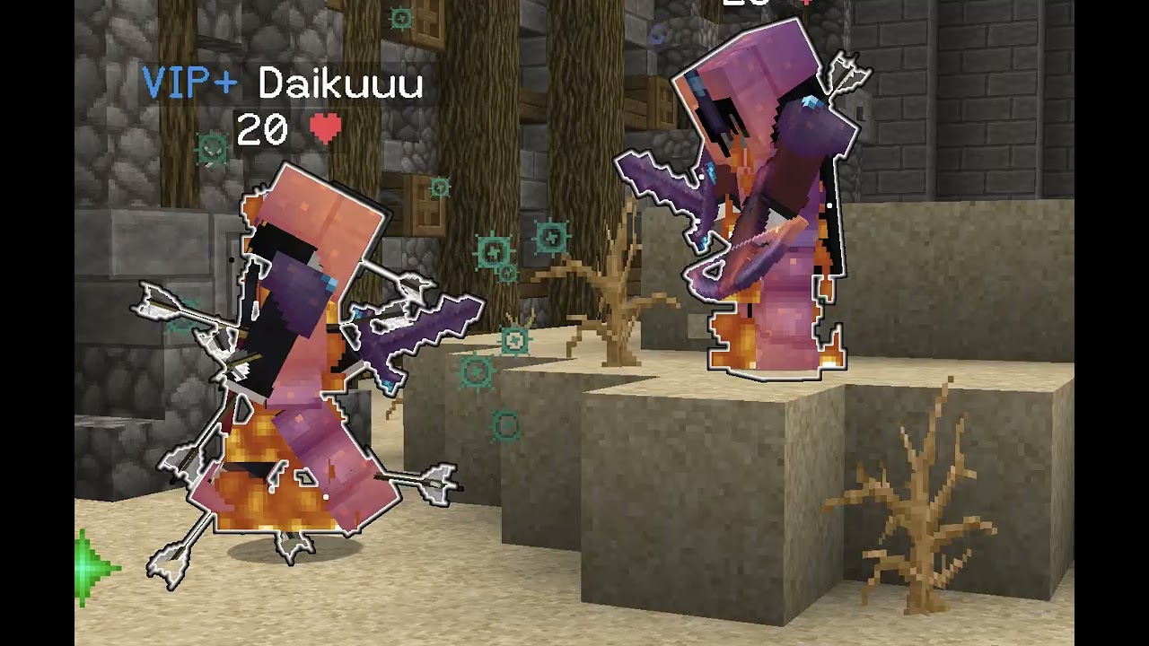 Daikuuu VS Not_Jack  || BlockStackers server