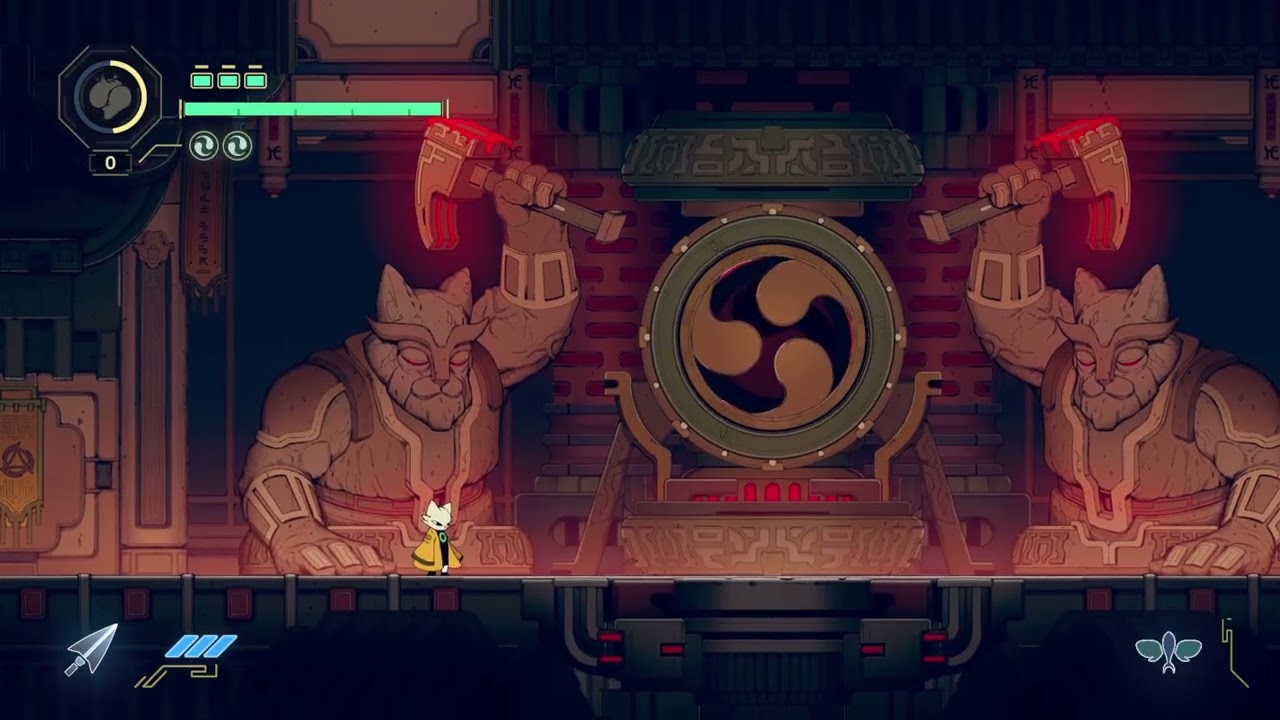 NINE SOLS　プレイ動画04　倉庫エリア、奄老撃破