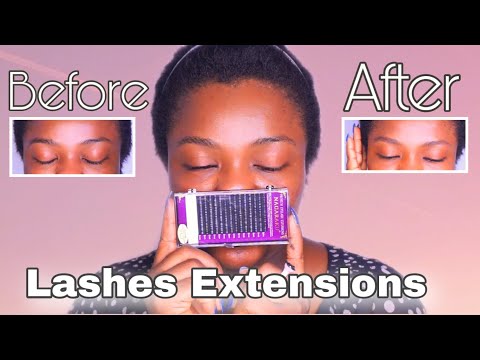 How to Apply Individual Lashes on Yourself for Beginners fit Nagaraku Lashes!