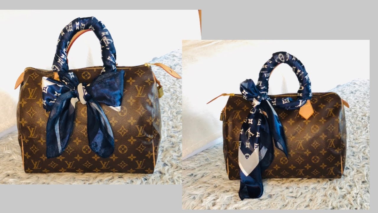 How to Wrap Twilly on Louis Vuitton Purse 