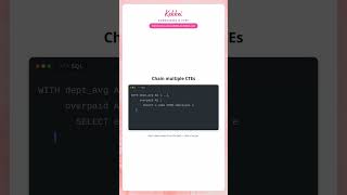 Subqueries &amp; CTEs in SQL