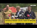 Premier na miejscu pożaru. "Odebrałem raport"