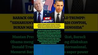 Viral Pernyataan Barack Obama Untuk Trump #trending #donaldtrump #barackobama