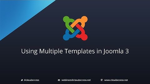 Using Multiple Templates (Joomla 3.0)