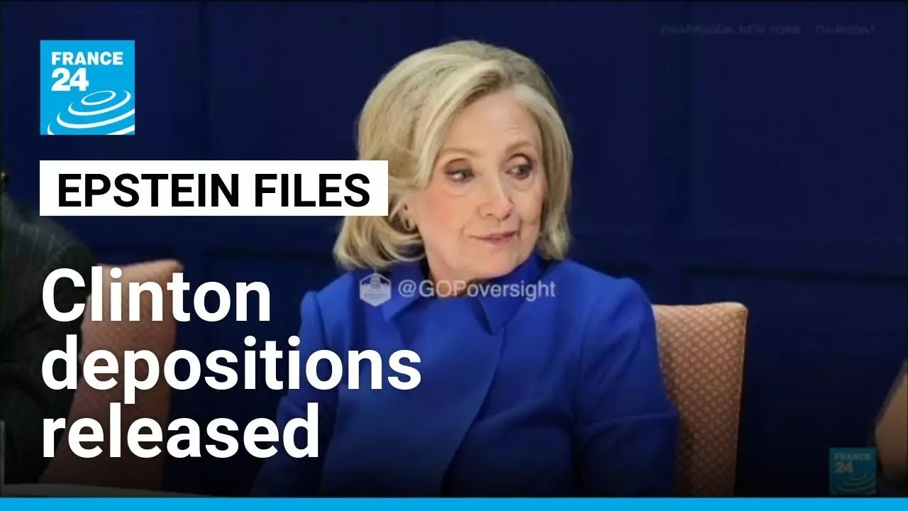 US House panel releases Clinton Epstein depositions • FRANCE 24 English