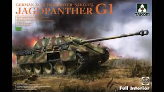 Unboxing and assemble Takom 1/35 Jagdpanther G1