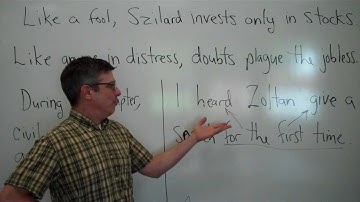 Errors Involving Prepositional Phrases