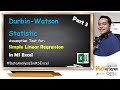 Independence of Observations | Durbin-Watson Statistics | Assumption Test for Regression Part 3