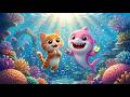Baby Shark Won’t Sleep 🌙 Kitty’s Magic Lullaby Song & Top English Nursery Rhymes for Kids
