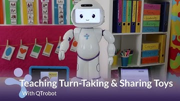Teaching turn taking and sharing toys to children with autism - using QTrobot